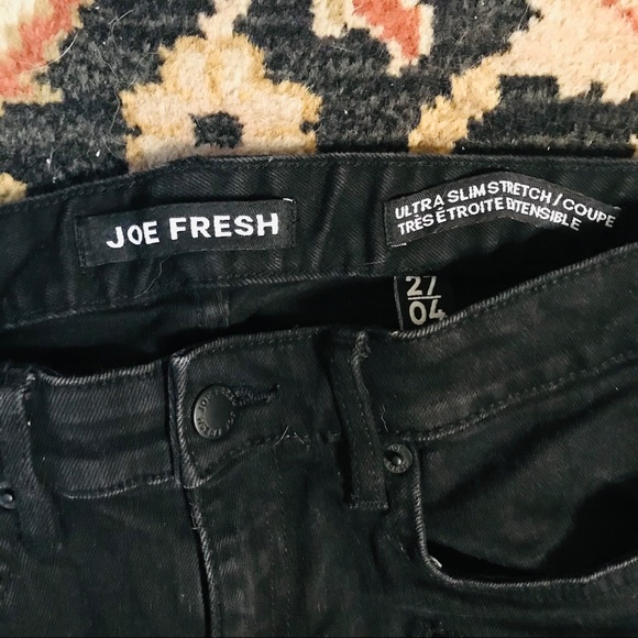 Joe Fresh Black Skinny Jeans - Picture 2 of 6
